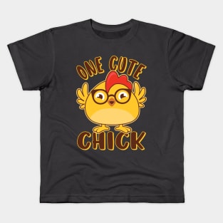 One Cute Chick Kawaii Chicken Baby Kids T-Shirt